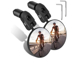 Espelhos de Bicicleta, Espelho Convexo Ajustável 360° em Hd para Mountain Bike, Road Bike e Moto (2 Peças)