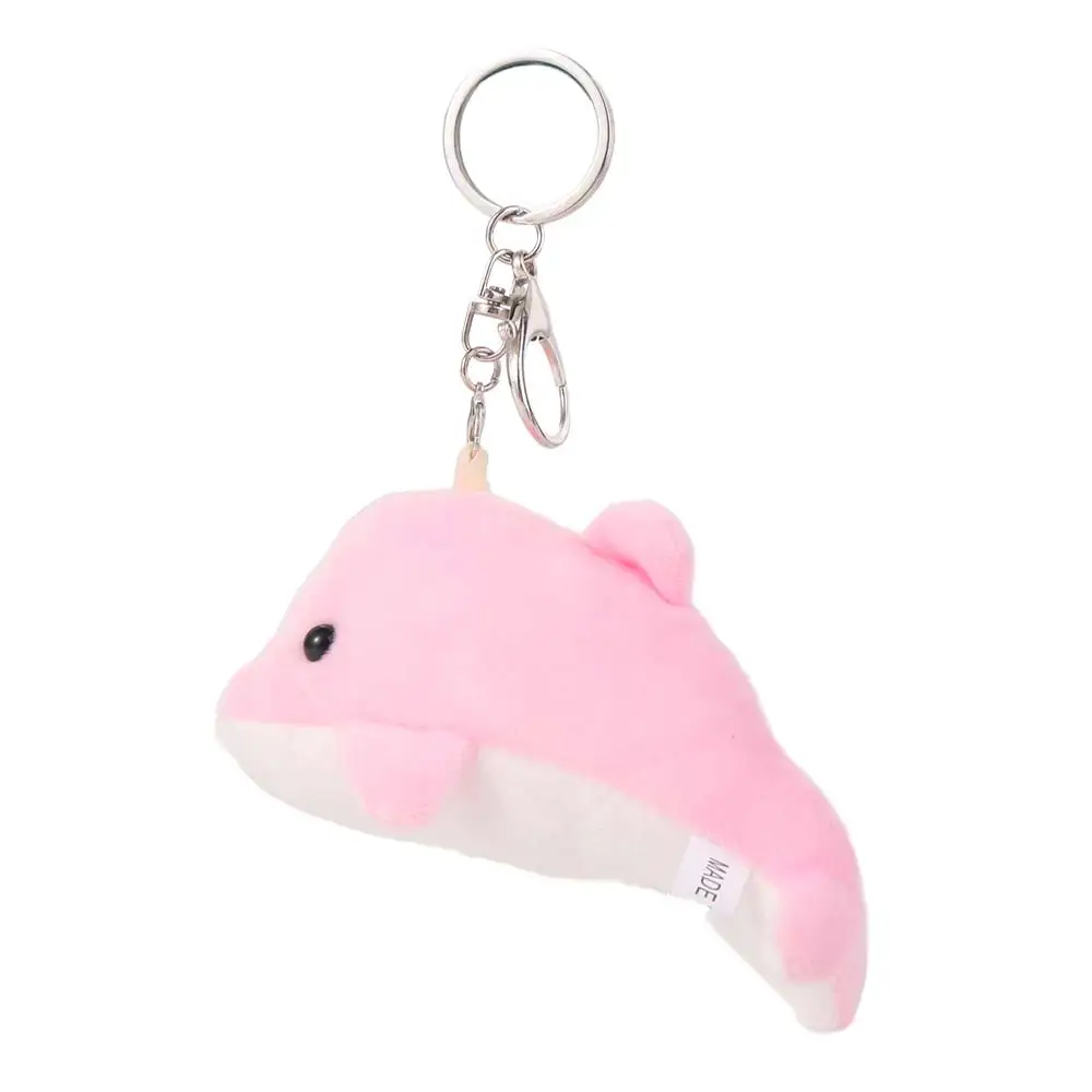 Pingente para Bolsa, Chaveiro de Golfinho, Enfeite para Mochila, Brinquedo de Pelúcia MDUG (rosa)