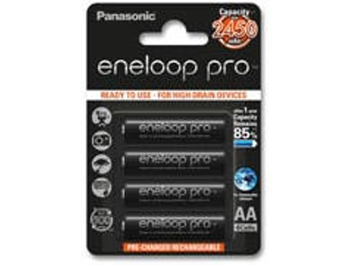 Pilha Recarregável PANASONIC BK-3HCCE/4BE