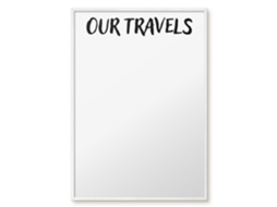 Magnetic Board Our Travels For The Living Room Espelharte (70x100 Cm)