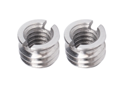 Ls0011 2pcs 1/4 In To 3/8 In Conversion Screw Iron Material For Tripod Ball Head Photographic Equipment LAXISCREED