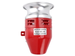 Sirene Elétrica Motor 125db Buzzer Alarme Ac220v 1.0a Casa Fábrica Escola