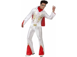 Fato de Homem DISFRAZZES Rei Do Rock Vermelho (Tam: XL)