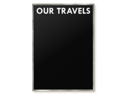 Magnetic Wall Board Our Travels For The Office Espelharte (70x100 Cm)