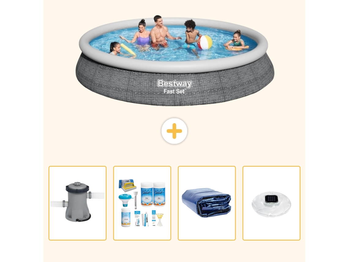 Bestway Piscina Bestway Fast Set Redonda - 457x84 Cm - 5-peças S228