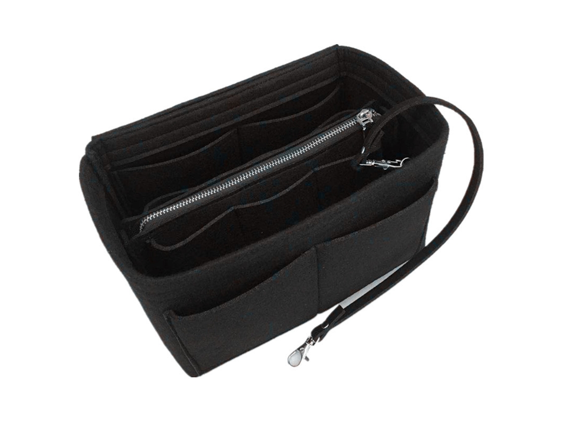 Organizador de Bolso Grande Capacidade, Preto BRILVIBERA