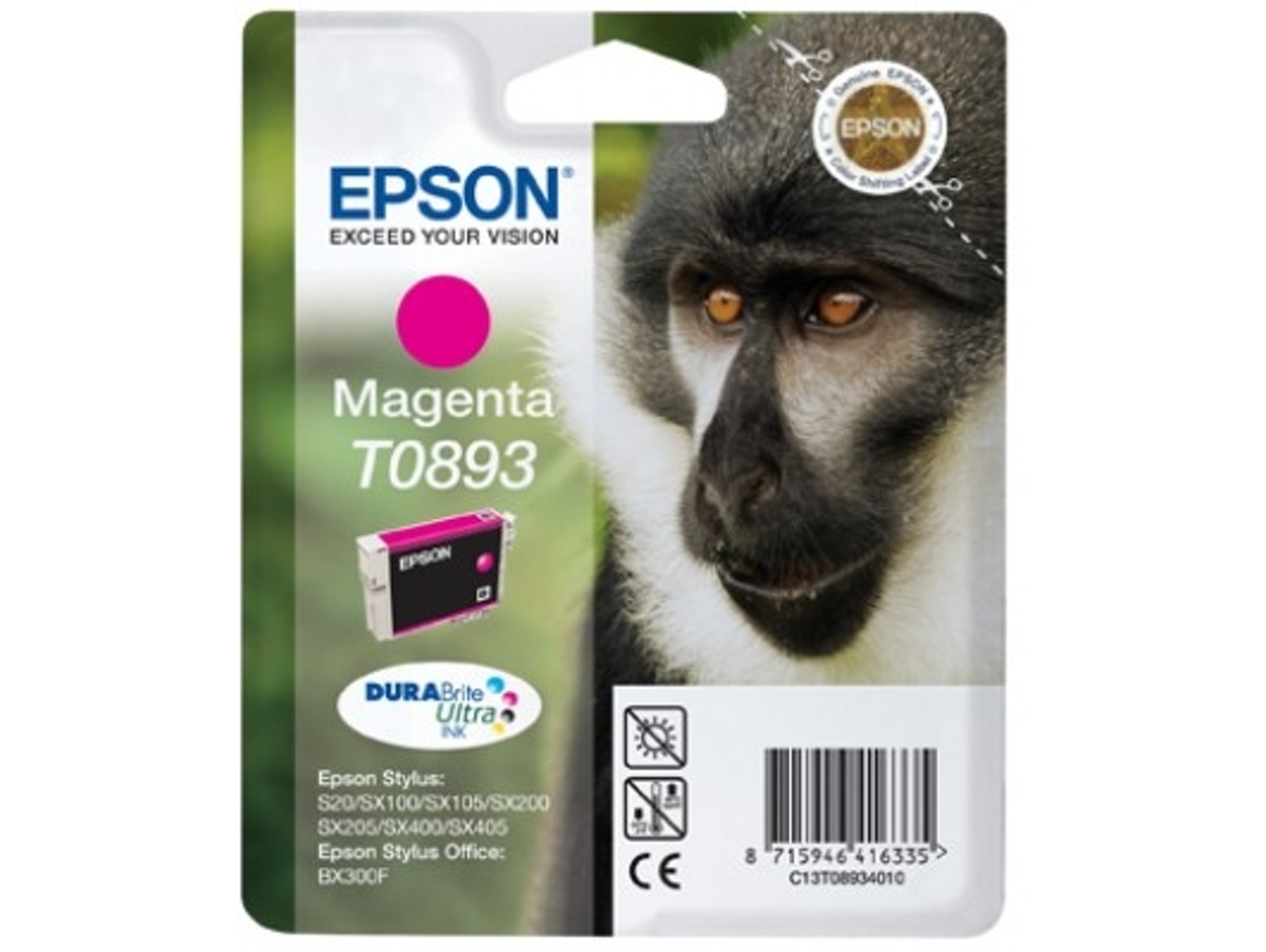 Tinteiro EPSON T0893 Magenta