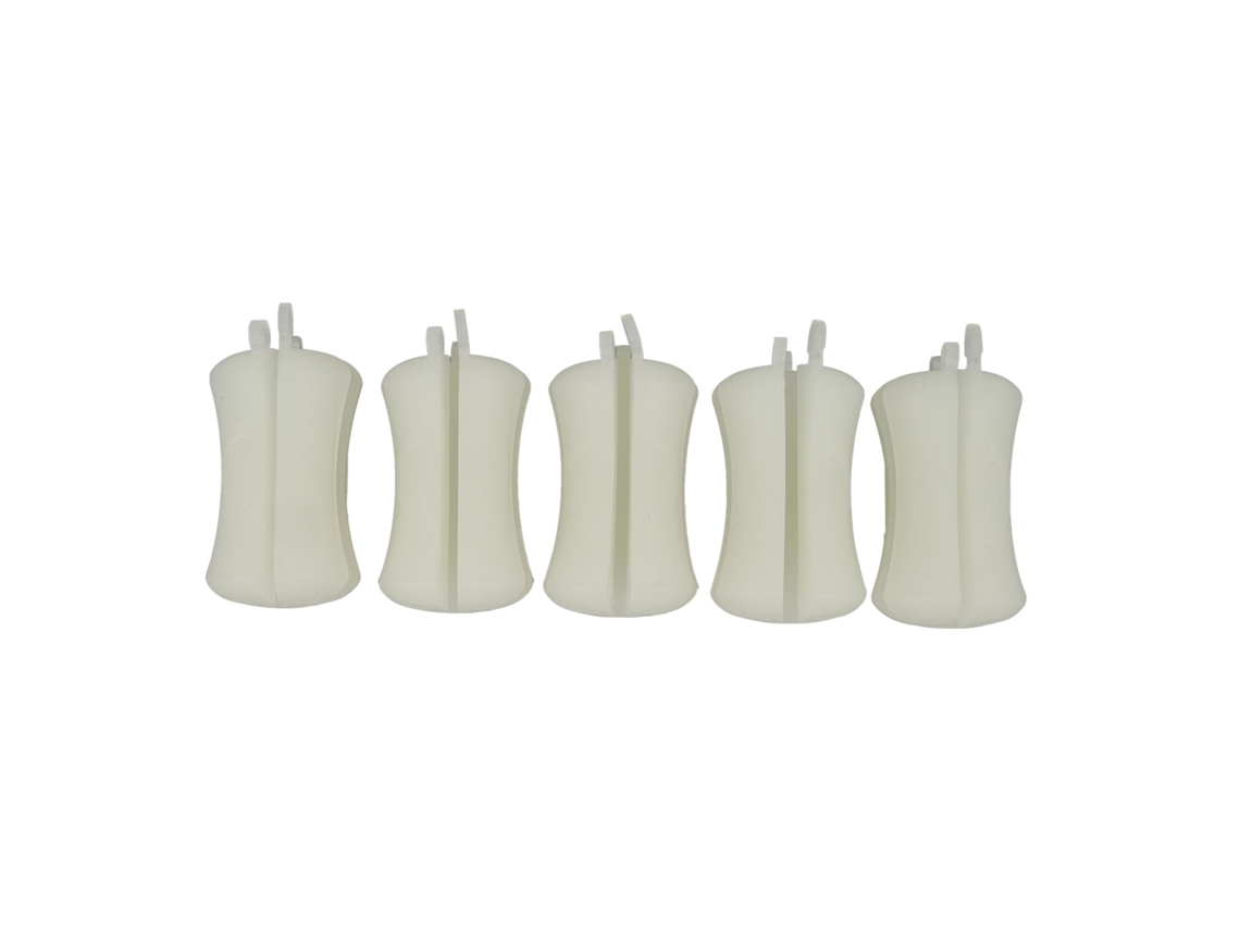 5pcs Prendedor de Vara de Pesca Silicone Luminoso Reutilizável