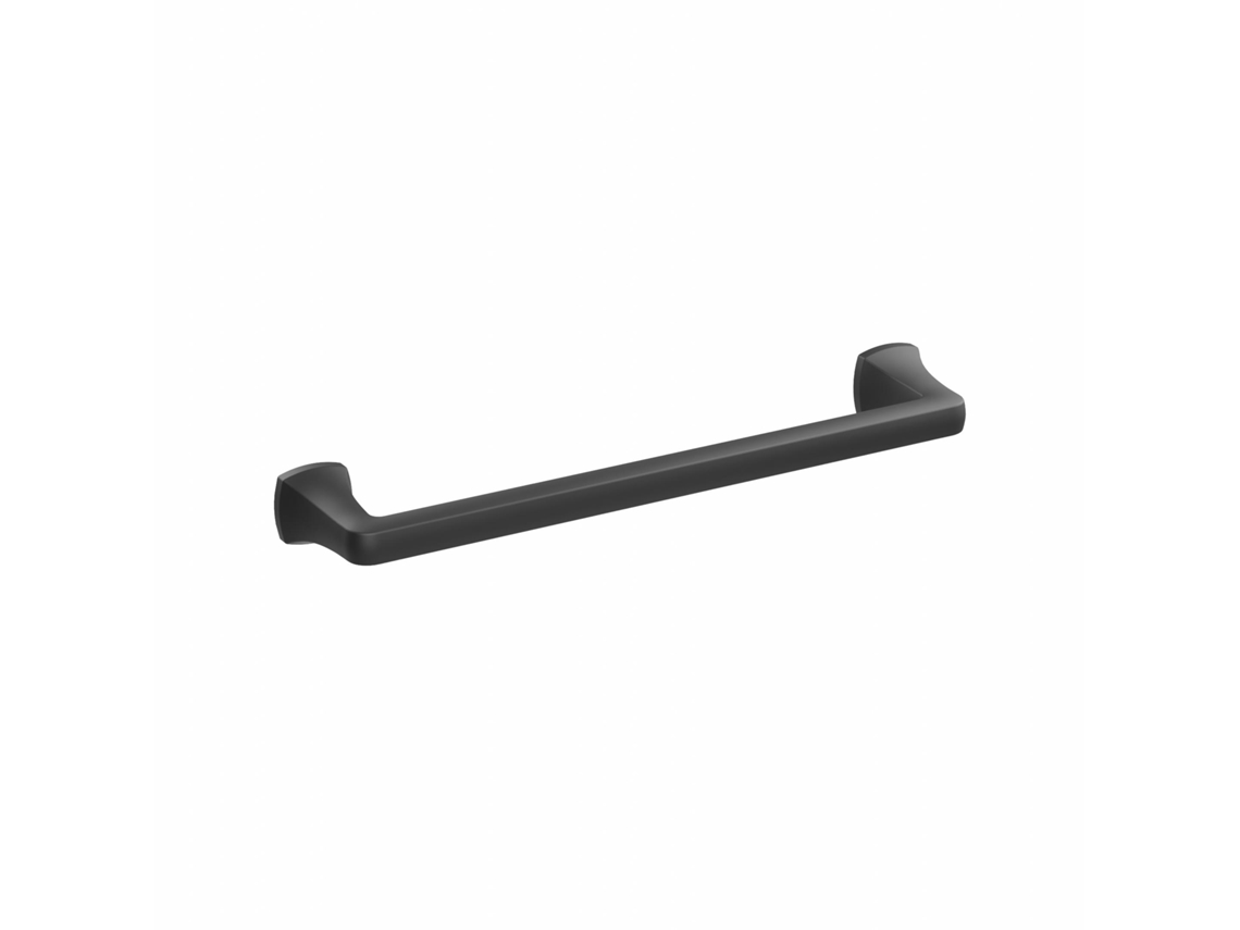 Puxador para Móveis em En Zamac Distância Entre Eixos de 160 Mm em Verniz Preto Fosco HARDWAREXCHANGE