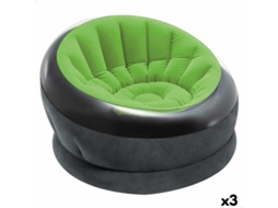 Cadeirão Insuflável INTEX Empire 112 X 109 X 60 Cm Verde 3 Unidades