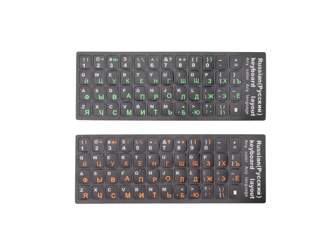 Autocolantes de Teclado Russo LAXISCREED