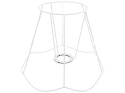 Conjunto De 1 Peça Na Cor Branca Para Substituição Da Estrutura Abajur Antiga Luminárias Teto.-aquaforge