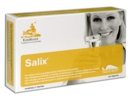 Salix para boca seca 120 cápsulas EUROHEALTH
