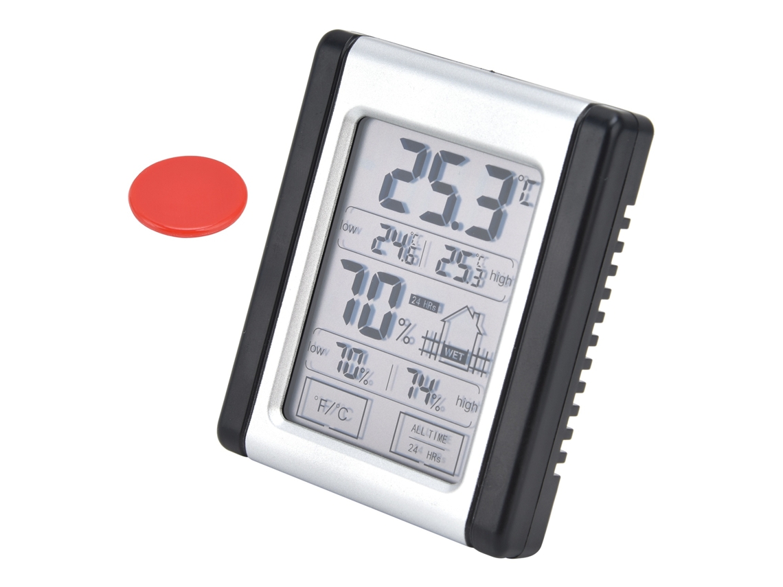 Termómetro e higrómetro digital de alta precisão para temperatura e humidade LAXISCREED