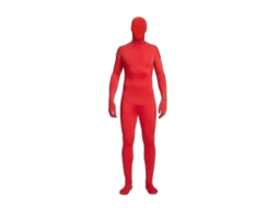 Traje De Disfraz Unisex De Cuerpo Completo Spandex Stretch Zentai Para Adultos Rojo 160cm