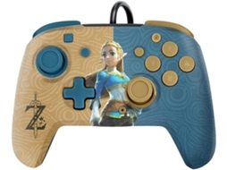 Comando Nintendo Switch PDP Faceoff Deluxe+ Zelda