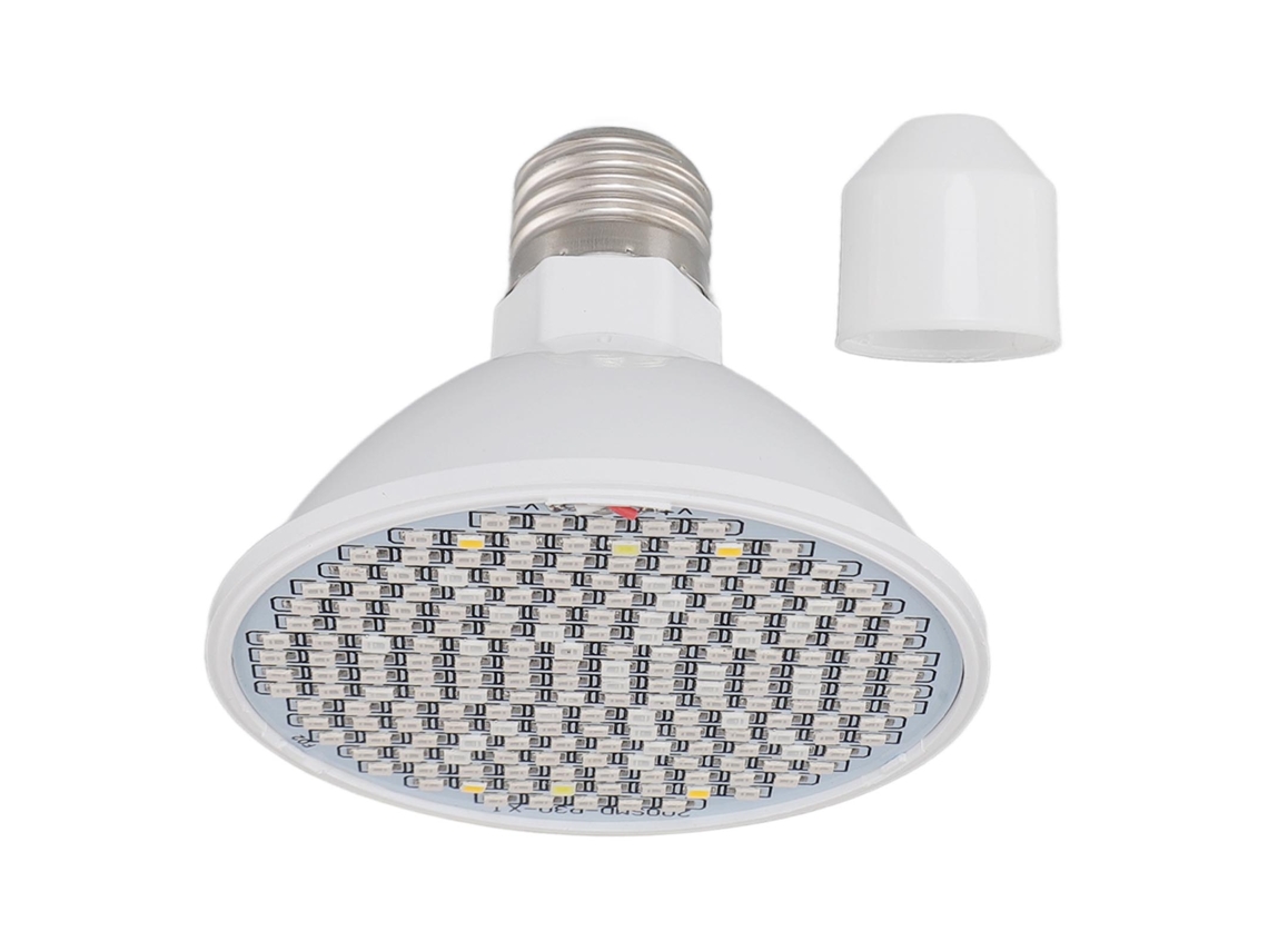 Bulbo LED de Crescimento Primerox 8w E27 200 LEDs Espectro Completo 110 220v para Plantas
