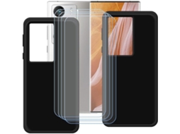 Conjunto de Películas de Ecrã Filme Hd Axon para Zte Axon 40 Ultra HONGWE. Preto (4un)