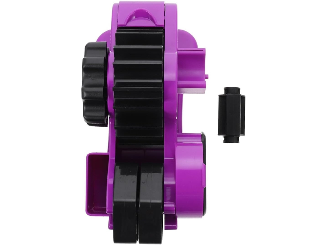 Dispensador de adesivo semiautomático Happyyami com corte preciso e corpo durável em ABS, Roxo, para mesa E