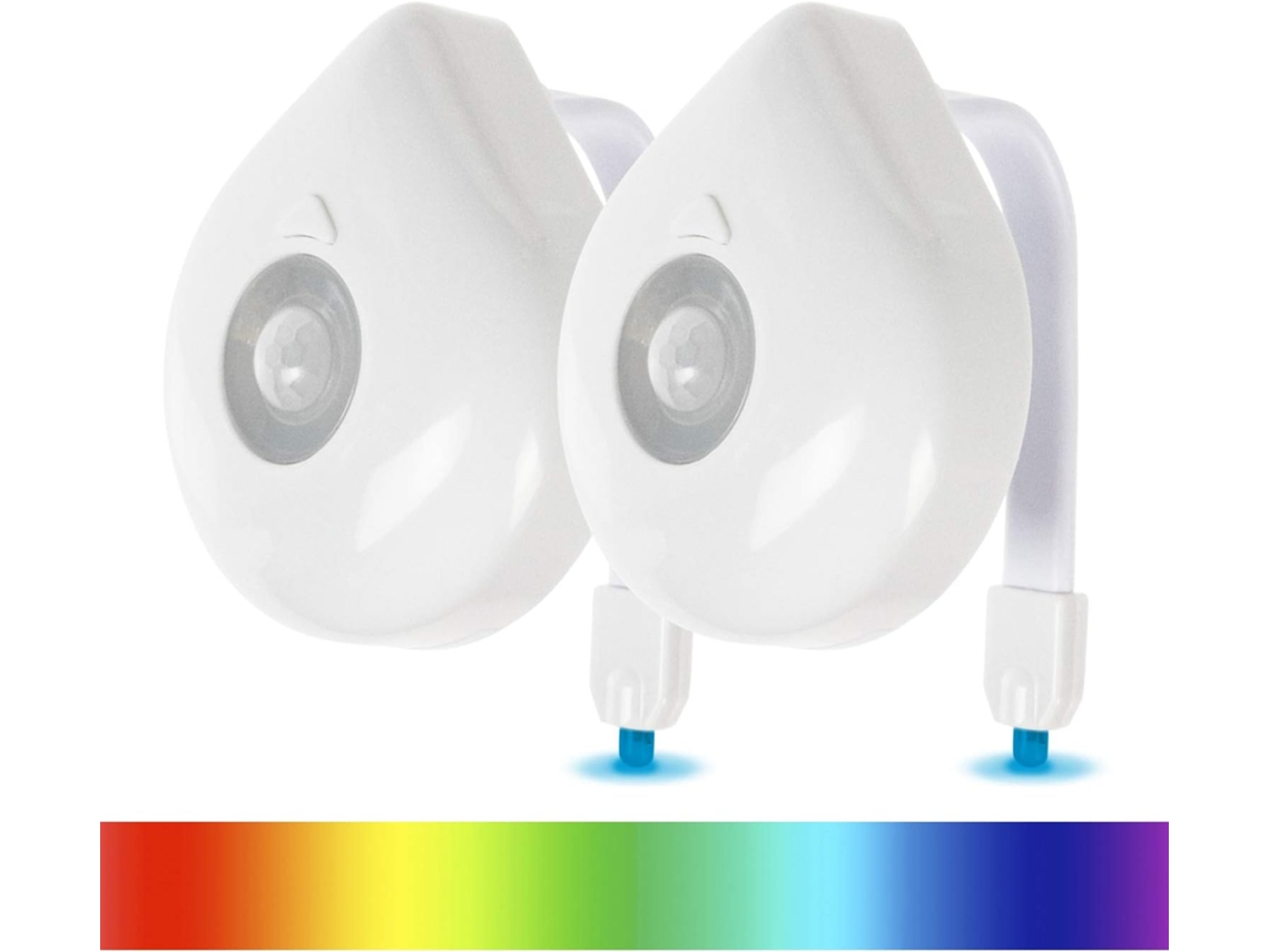 Luz de Vaso Sanitário com Sensor de Movimento Luz Flexível 2 Peças NEVEANCE