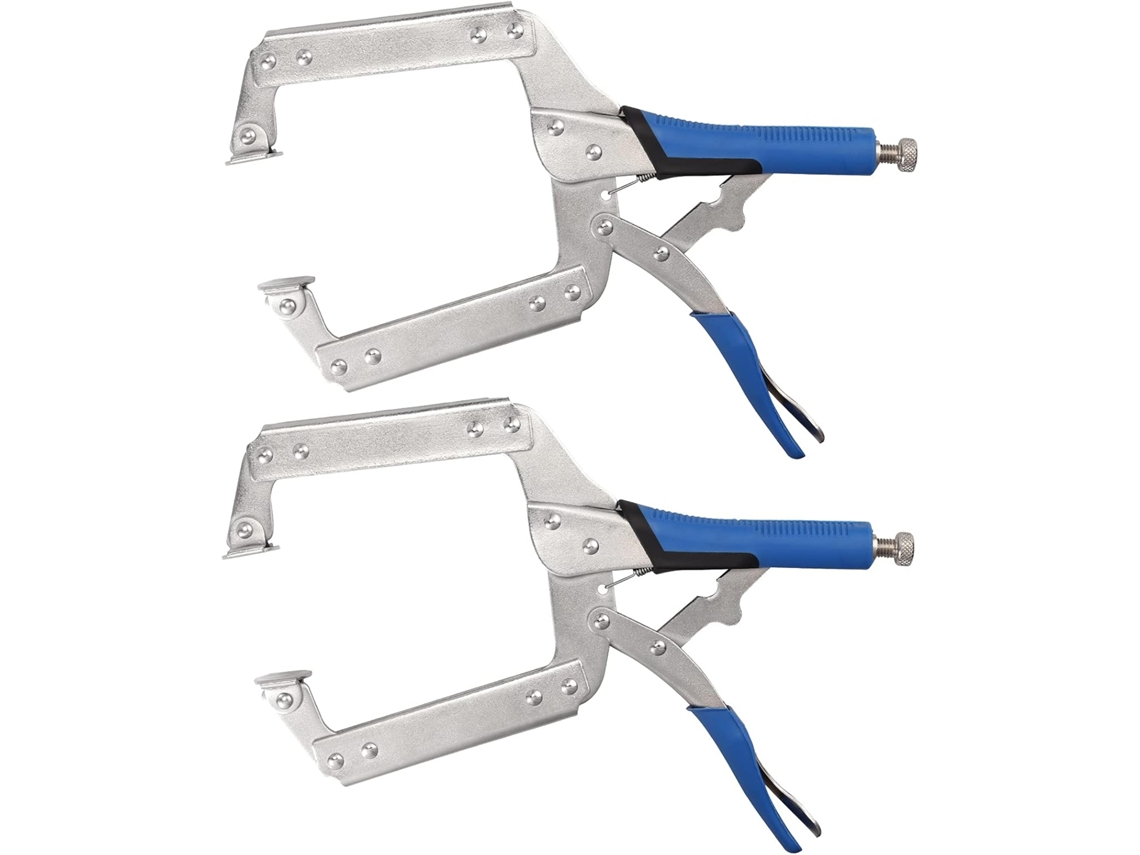 Grampo, 2 Barras De Torno, Grampo Aço 14", Ferramenta Fixação À Prova Ferrugem Para Carpintaria. -aquaforge