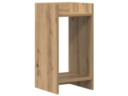 Conjunto 1 Suporte Para Plantas Vidaxl Castanho Derivados De Madeira (30 X 30 X 60 Cm)