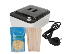 Kit De Depilação Com Aquecedor De Cera 100g Cera Em Grãos Profissional, Plugue Eu 220v