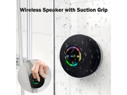 Alto falante wireless portátil ventosa bateria 2h festas casas viagens led rgb usb STELASPLEN