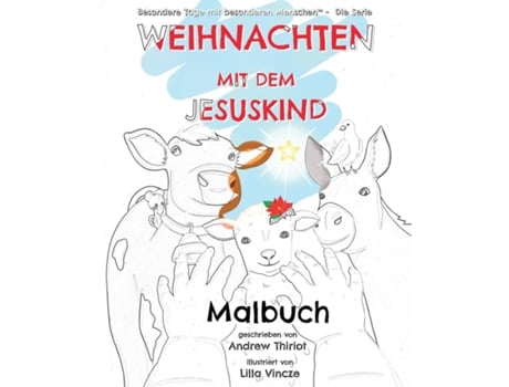 Livro Weihnachten mit dem Jesuskind Malbuch de Andrew Thiriot (Inglês)