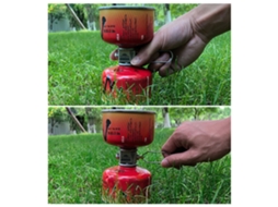 Economizador de Gás Plus com Adaptador para Camping