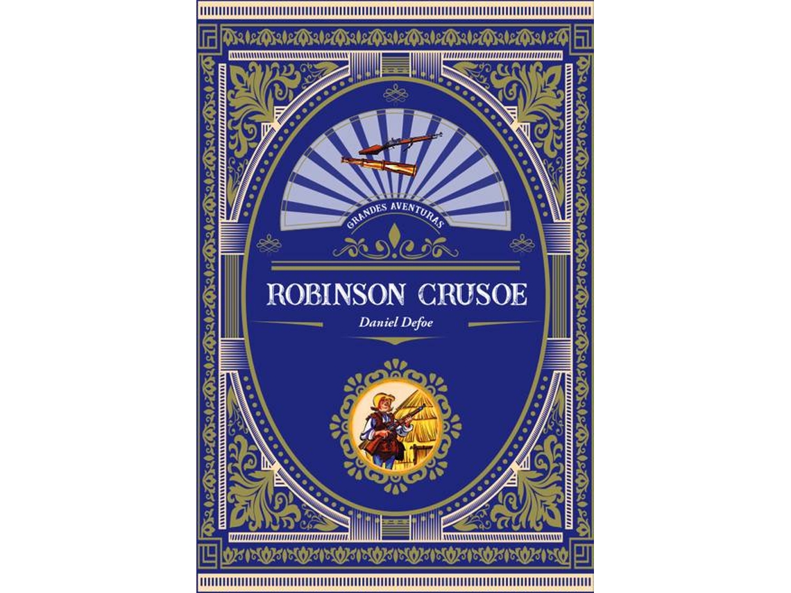 Livro Robinson Crusoe de Daniel Defoe (Espanhol)