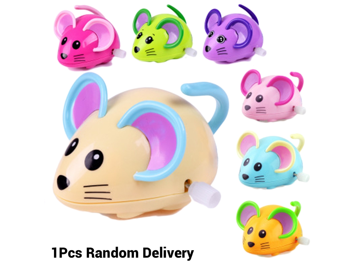 Primerox brinquedo de Rato com Corda Cute Cartoon Rodentinho Móvel Presente Educativo para Crianças