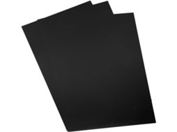 Placas De Alumínio Anodizado Preto E Combinação Flexível Para Gravação, Conjunto De 3 Peças Com Bordas Lisas, Ideais
