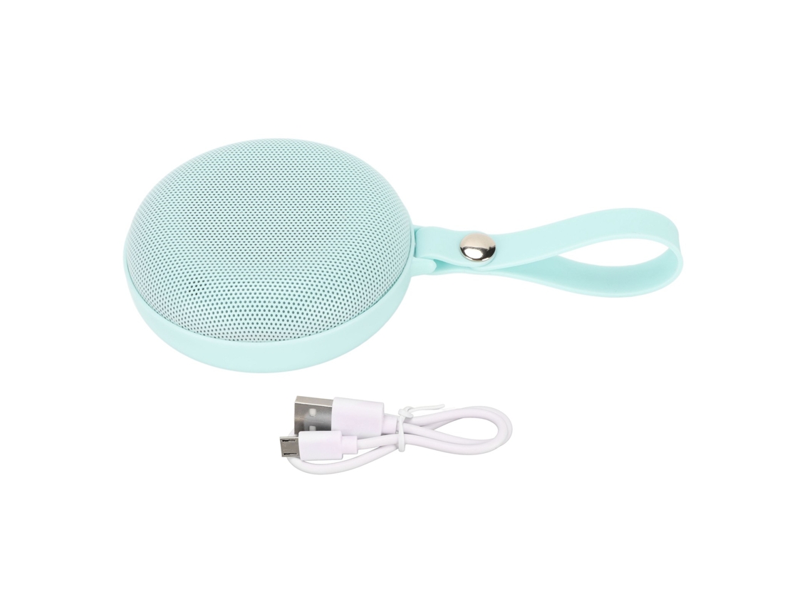 Mini Alto-falante Mali Bluetooth IPX4, à Prova D'água, Azul