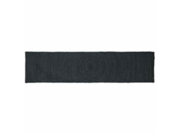 Conjunto 1 Tapete De Área Vidaxl Cinzento Escuro Juta (60 X 250 Cm)