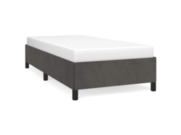 Bed Frame, Bed Frames Vidaxl Cinzeto Veludo (80 X 200 Cm)