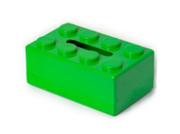 Suporte De Papel Para Blocos De Construção Criativos, À Prova Dágua, Abs, Multicolorido, Para Parede Aquaforge