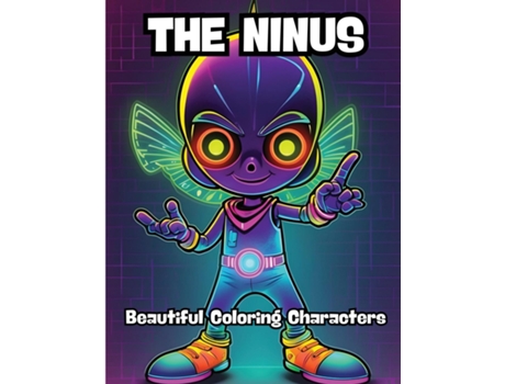 Livro The Ninus Beautiful Coloring Characters de CONTENIDOS CREATIVOS (Inglês)