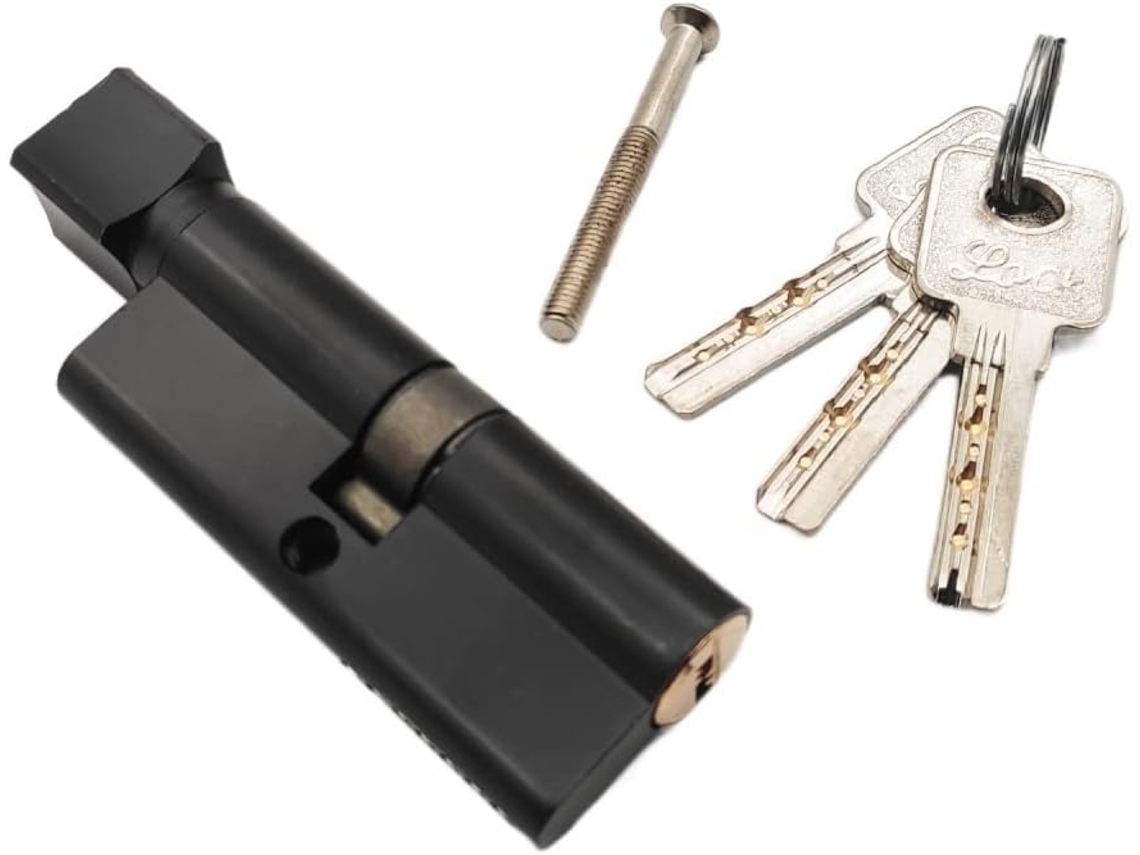 Fechadura de porta 50 mm com segurança e proteção | S/MARCA