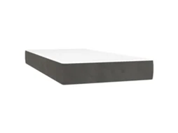 Pocket Spring Bed Mattress, Pocket Spring Bed Mattresses Vidaxl Cinzeto Veludo (100 X 200 Cm)