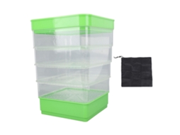 Kit De Germinação Empilhavel 4 Andares Microverdes
