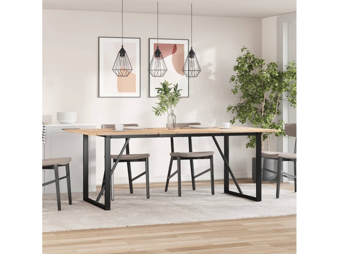 Vidaxl Pernas Para Mesa De Jantar Estrutura Em O Aço