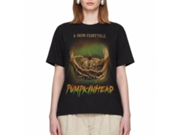 Rockinstone Pumpkinhead Movie Claws Holding A Nasty Pumpkin Black Adult T-shirt Size:xl