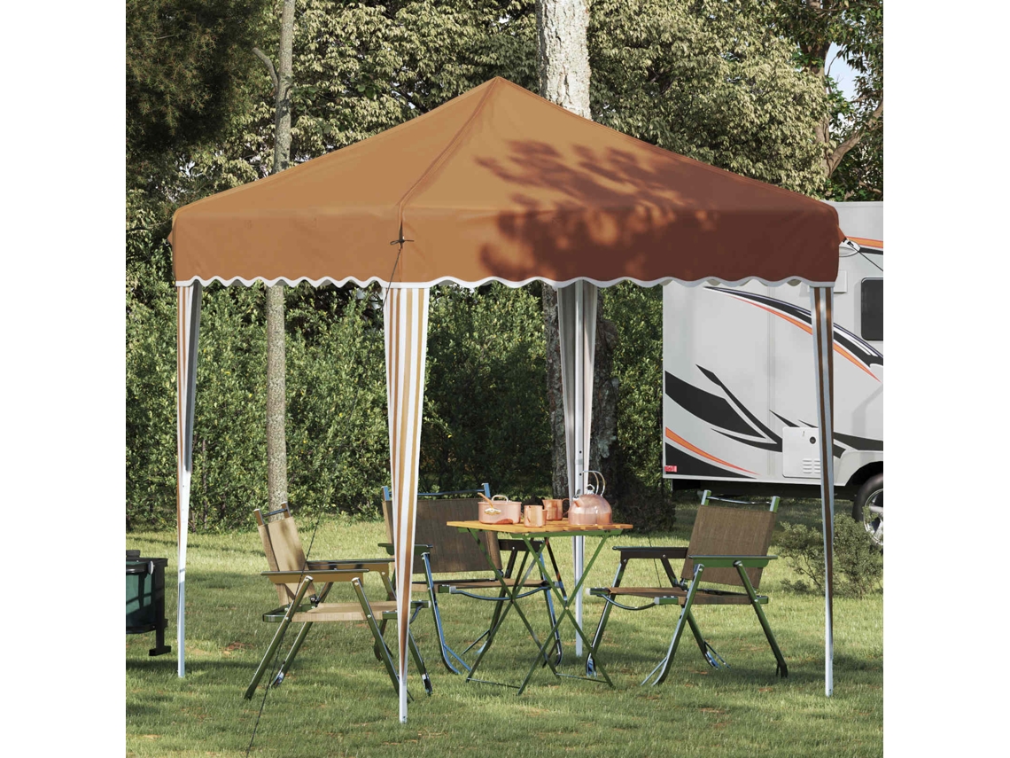 Vidaxl Tenda De Festa Pop-up 195 X 195 X 245 Cm Bege Tecido Oxford