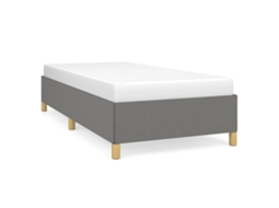 Bed Frame, Bed Frames Vidaxl Cinzeto Tecido (80 X 200 Cm)