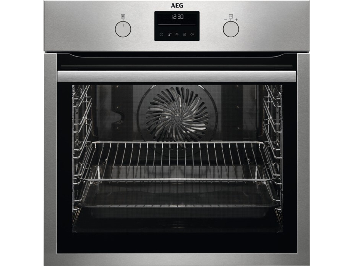 Forno Multifunções AEG BPS335160M (71 L - AquaClean e Pirólitico - Inox) 