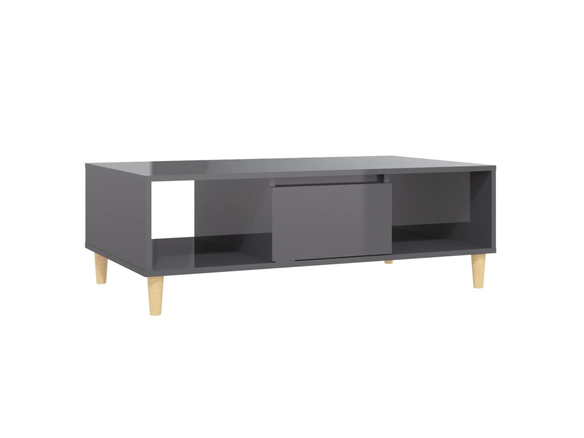 Coffee Table, Coffee Tables Vidaxl Cinzeto Madeira Processada (n/a)