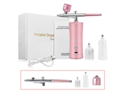 (conjunto Rosa) Conjunto Portátil De Aerógrafo Para Unhas, Incluindo Aerógrafo, Ferramentas Para Nail Art E Ferramentas De Artesanato.