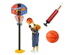 Ats juego de Baloncesto Portátil para Niños Ajustable Interior Exterior Regalo Juguete Canasta Baloncesto