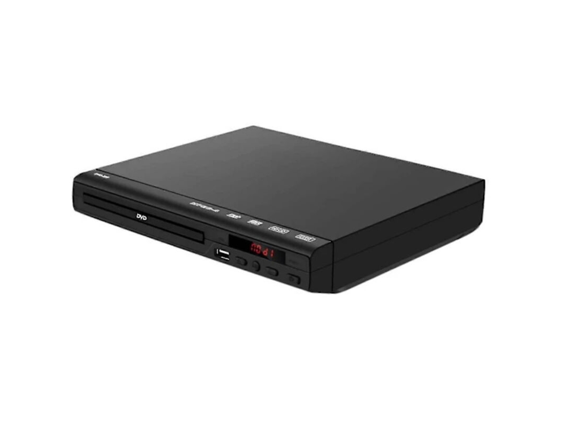 Leitor de DVD 2025 para TV com saída AV e USB AQUAFORGE